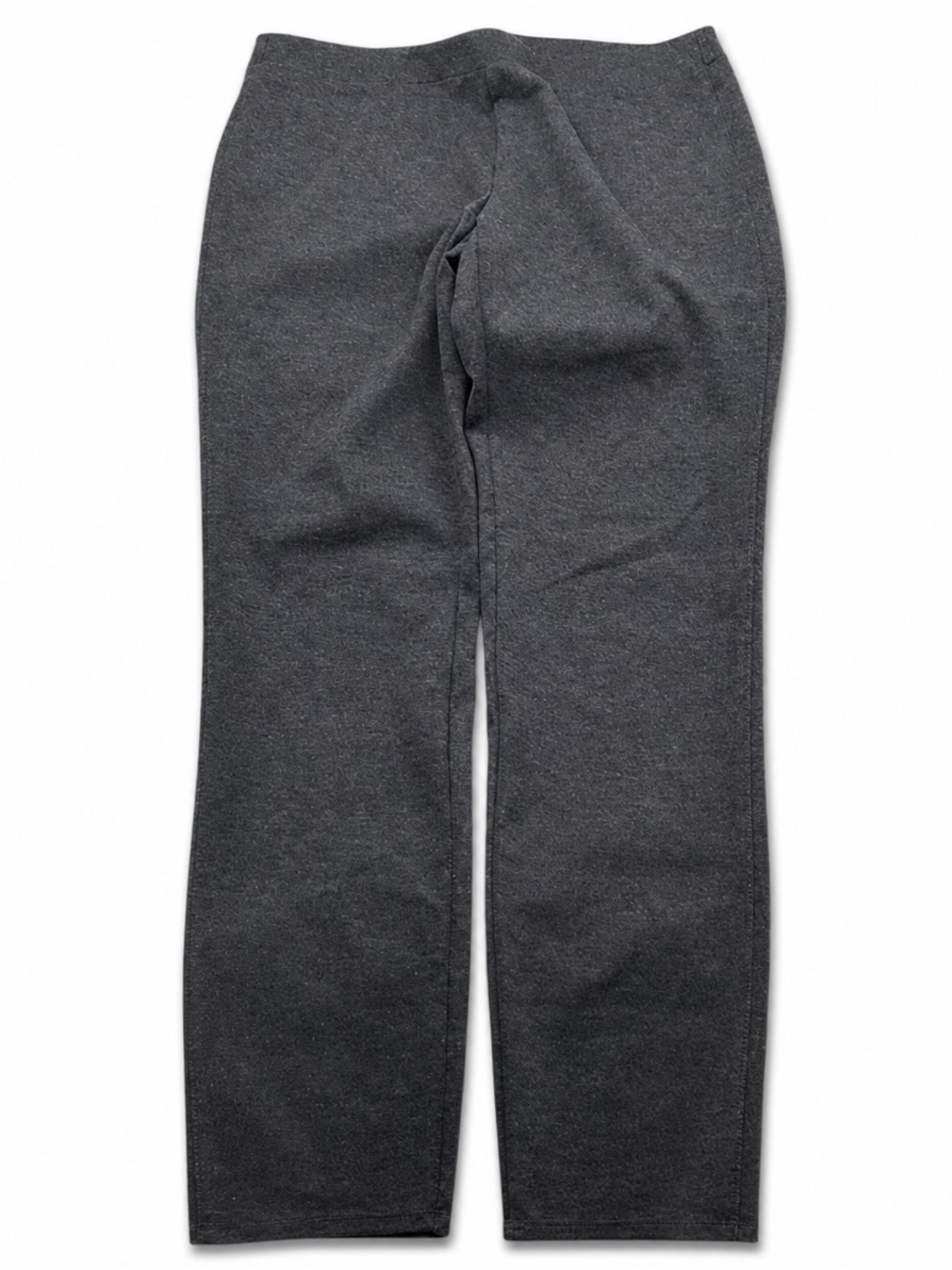 New‎ York & Company Stretch Knit Pants Womens M Gray Pull On Career Casual
